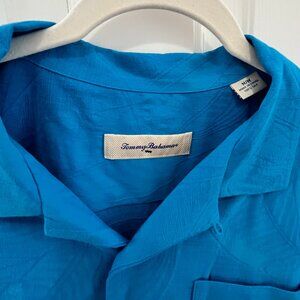 Tommy Bahama Blue Polo Button Down